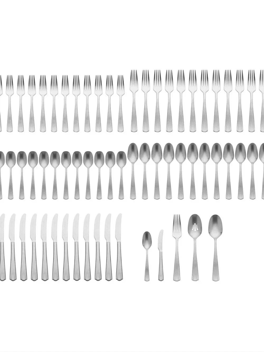 Lenox French Perle Scallop 65 Piece Flatware Set